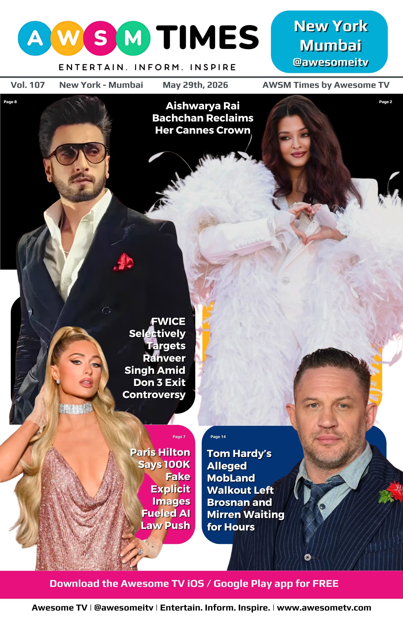 AWSM Times — Vol 107 · May 29, 2026