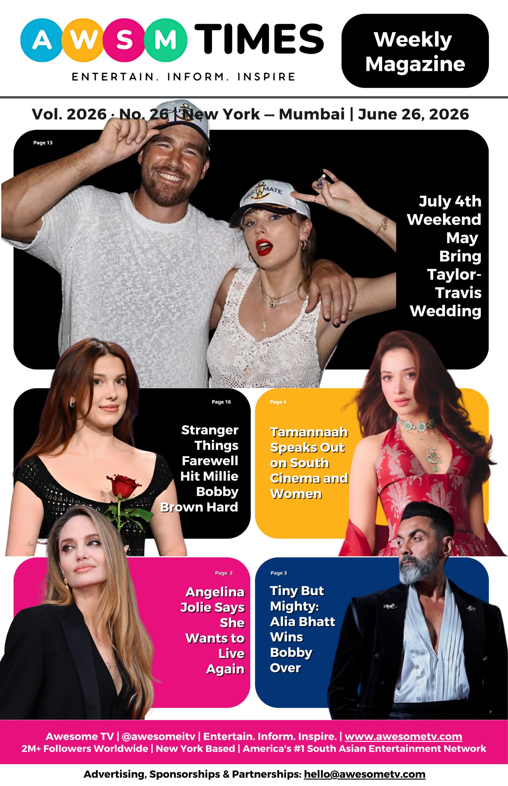AWSM Times Weekly Magazine June 26th, 2026